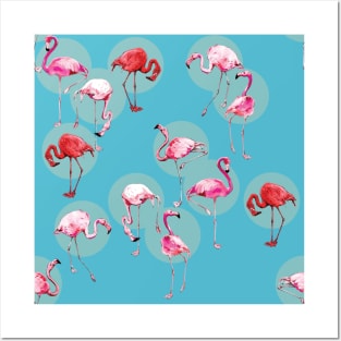 Flamingo Party Posters and Art